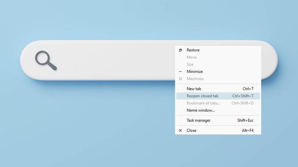How to reopen closed tabs