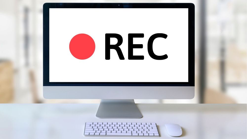 Mac computer showing how to screen record Mac