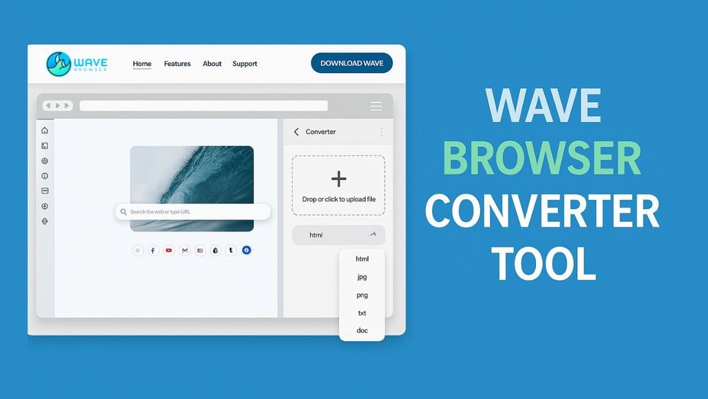 wave browser converter tool